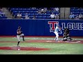 Louisiana Tech's Colby Lunsford hits 3 run triple vs. Missouri State