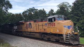 UP 7705 Leads NS 237 Thru Norcross, GA 7/1/18