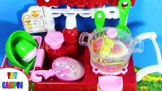 Ramen Noodle Cart Is Here Color Changing Cool Food 콩순이 라면가게 Cook Wash Toysreview Toycampus