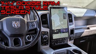 2014-2022 Dodge RAM 14.4" QHD Tesla Style Screen || Installation video || Workshop 12 screenshot 5