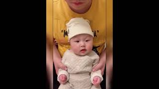 Let's dance together #CutieBabies #BabyCuteVideos #BabyFunnyMoments #viral #babyshower #babyfashion