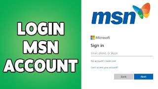 How To Login MSN Account 2024 | Guide To Sign In MSN Account