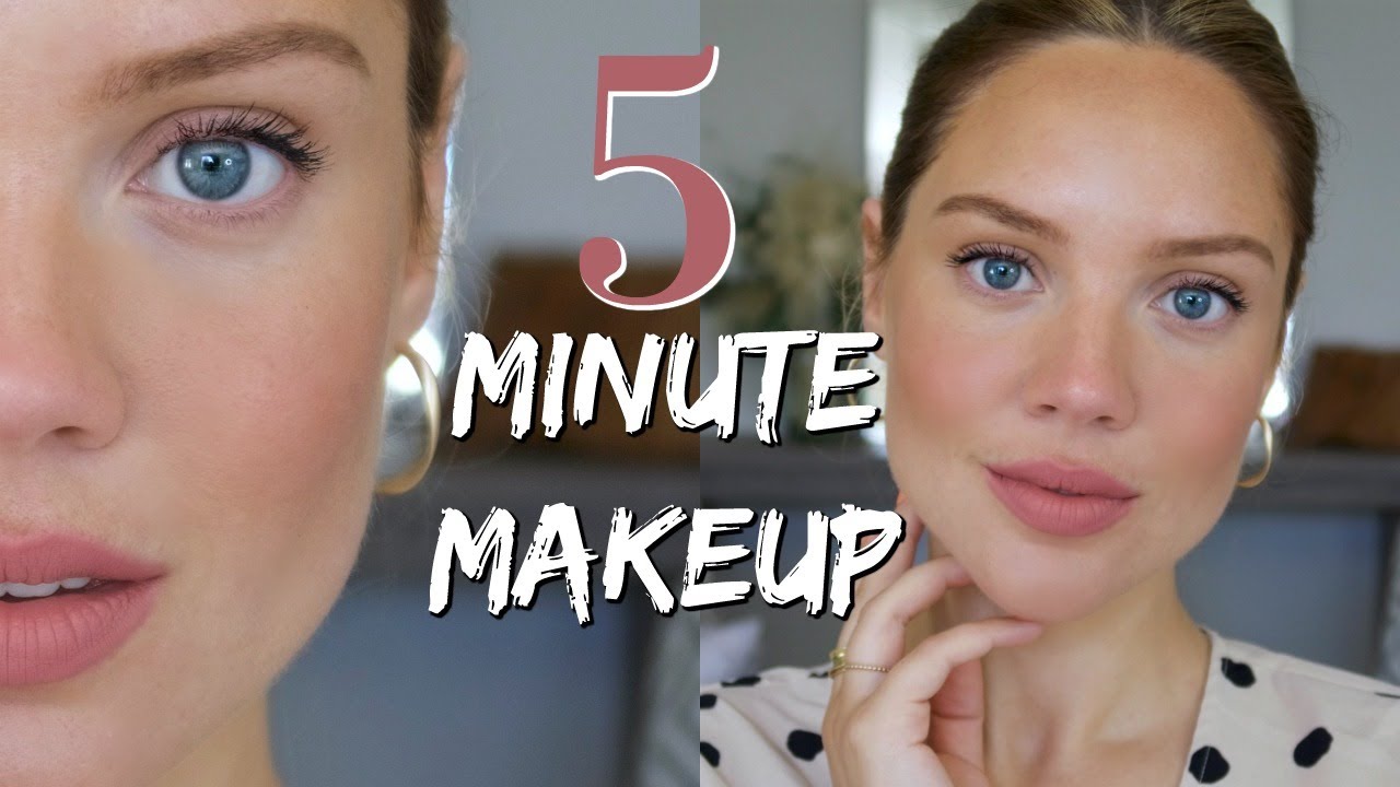 5 Minute Makeup with 5 Products, Quick Mom Makeup