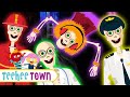 Scary songs for kids  midnight magic  skeleton occupation song  teehee town