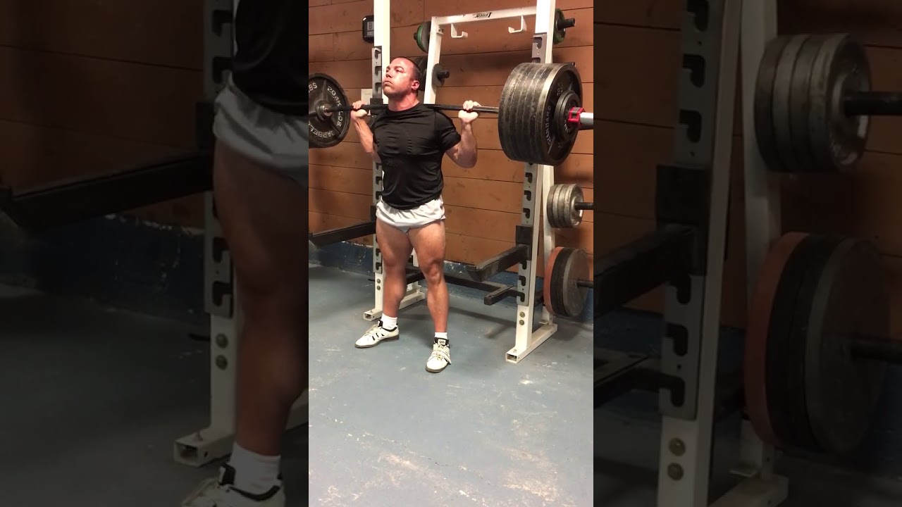 320kg/705lbs Squat. No belt or sleeves. 