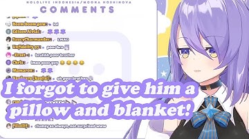 Moona made her brother sleep on the sofa (Hololive/Eng Sub/Sub Indo)