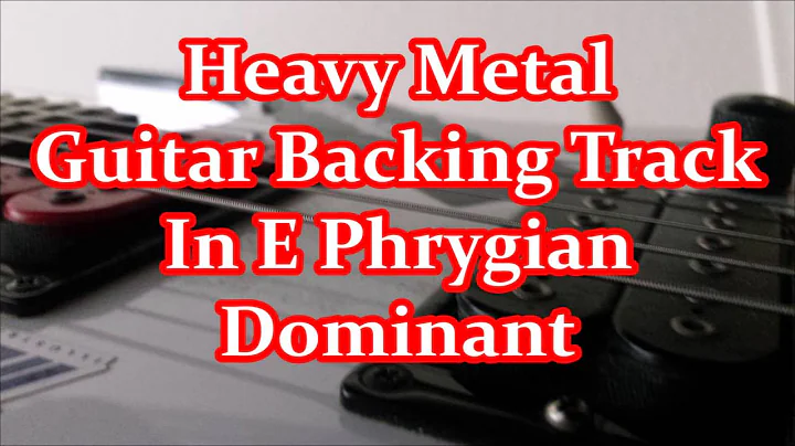 Heavy Metal Guitar Backing Track In E Phrygian Dominant