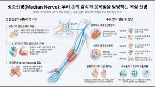 정중신경 해부학 수근관증후군 원인