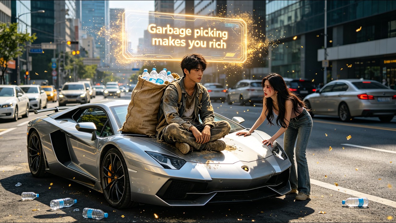 New Series Premiere: Poor Guy Awakens Magic System, Get Rich by Picking Trash