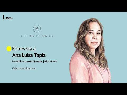 Interview with Ana Luisa Tapia about the book "Literary Lottery"
