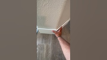 Bullnose Baseboard Trim. Make sure to glue your pieces before installing. #CRH #Trim