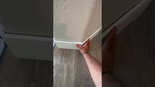 Bullnose Baseboard Trim. Make sure to glue your pieces before installing. #CRH #Trim Bullnose Baseboard Trim. Make sure to glue your pieces before installing. #CRH #Trim