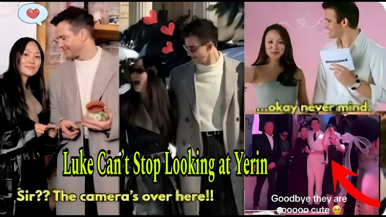 Люк не может оторвать глаз от Йерин 😌 (Заснято на камеру!) Он все время смотрит на Йерин 😌