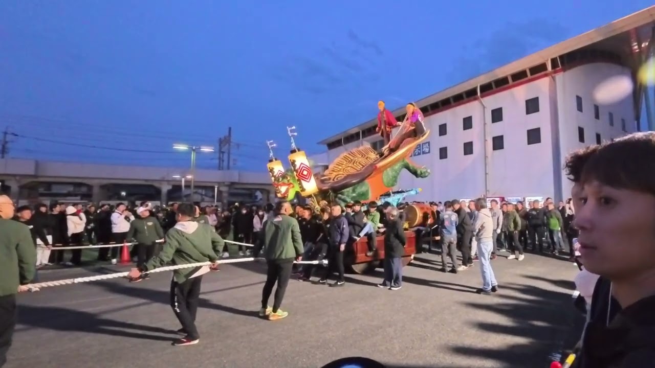 唐津くんち 朝山 唐津神社 秋季例大祭 5:40amころ 祭り 山車 佐賀県唐津市　20251102
