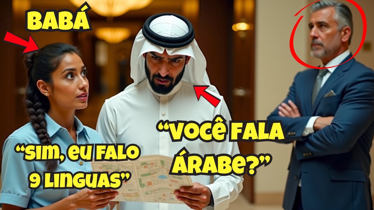 Ela Era Só a Babá… Mas Quando o Cliente Árabe Começou a Gritar, O Milionário Ficou em Choque