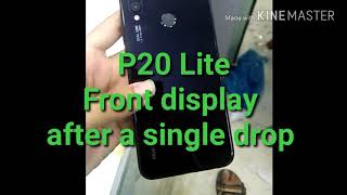 P20 Lite drop test || check the condition after a single drop #shorts