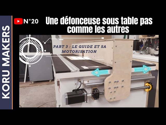 Meuble pour défonceuse sous table par FranDesch sur L'Air du Bois