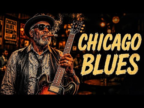 Noir Blues Society - Slow Chicago Blues Guitar & Smooth Jazz for Deep Late Night Relaxation
