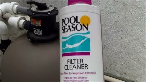 How To Use A Filter Cleaner in a Sand Filter, Sand Filter Part 5