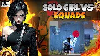 TELUGU GIRL GAMER BGMI SOLO VS SQUAD GAMEPLAY #bgmilive #bgmigameplay