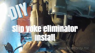 Aussie Video Iron Rock Offroad Hack and Tap Slip Yole Eliminator install on XJ Jeep