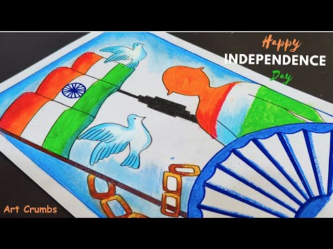 Hand draw sketch happy independence day festival card background 9967572  Vector Art at Vecteezy