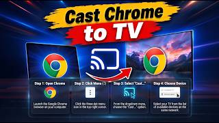 How to Cast Chrome Tab or Desktop to TV Screen