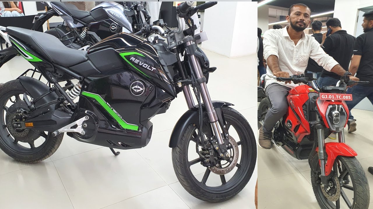 Revolt RV400 Bike in Ahmedabad YouTube