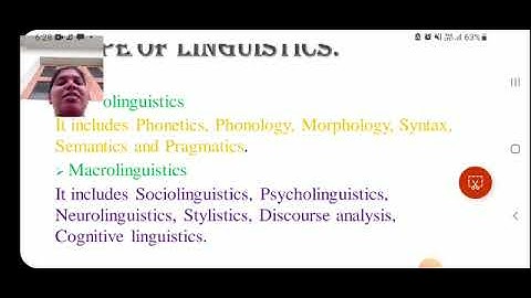 Scope of linguistic