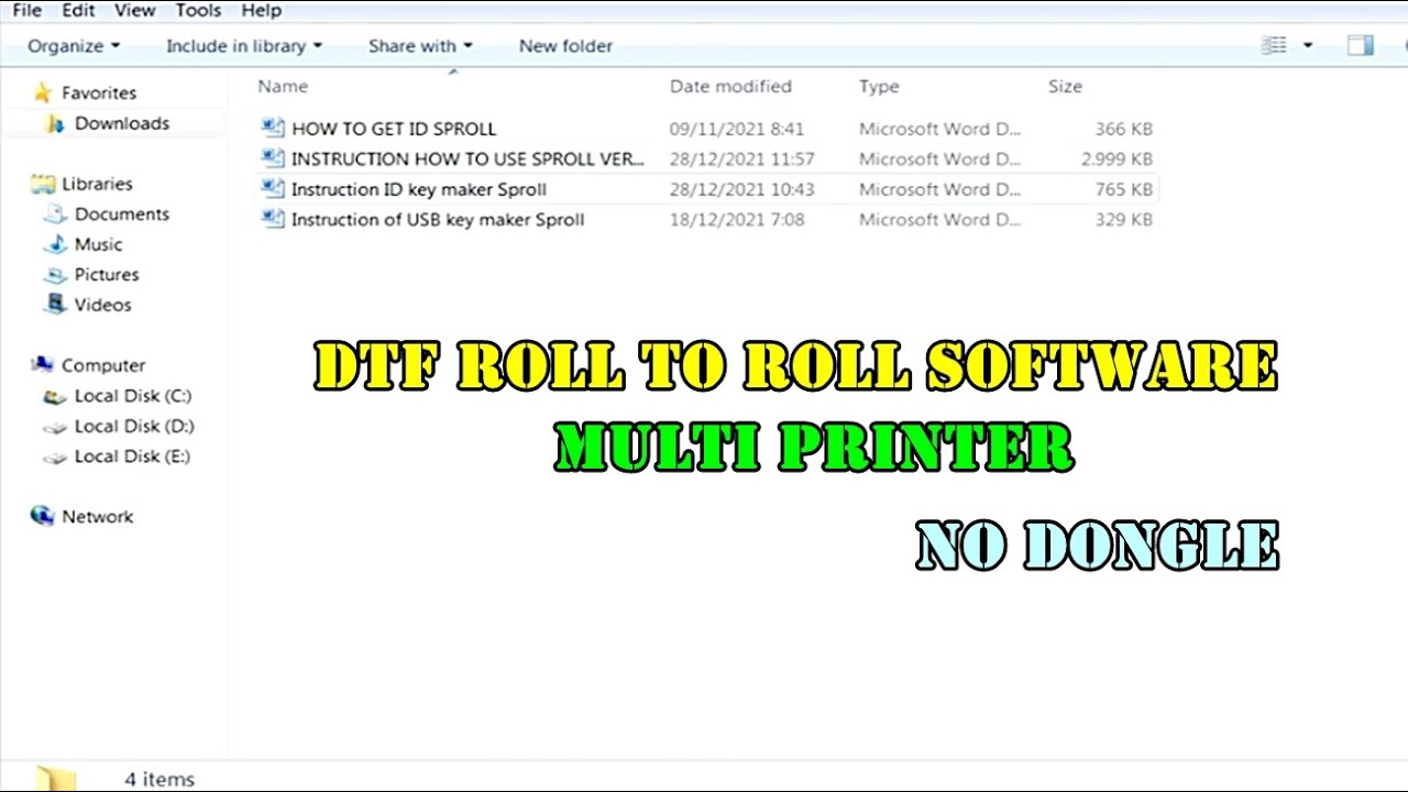 HOW TO INSTALL SOFTWARE ROLL TO ROLL DTF | MULTIPLE PRINTERS - YouTube
