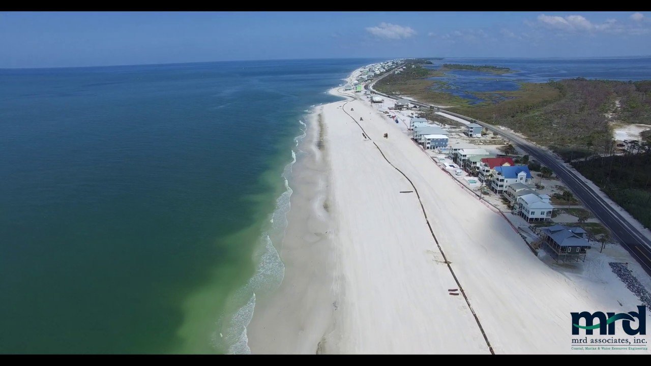 St. Joseph Peninsula Beach ReNourishment MidConstruction Flyover 10