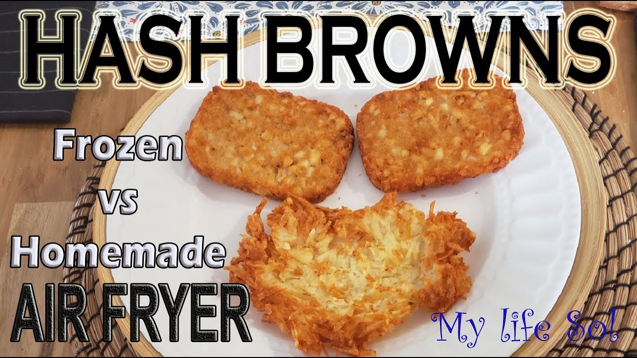 🥔 COMO HACER HASH BROWNS EN AIR FRYER. FACIL Y RAPIDO. HOMEMADE HASH