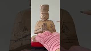 チャレンジ仏像彫刻4586「大日如来」by晴江Ｎ　　How to Sculpting as a hobby by ouka in Japan