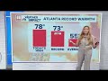 Record broken in Atlanta for warmest Christmas Eve ever