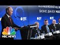 Megyn Kelly Moderates Key Session Of St. Petersburg International Economic Forum | NBC News