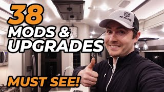 RV Insider's Showcase! Some Never Seen Before! // 38 Mods & Upgrades in My Fifth Wheel