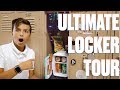 RYLER'S FIRST LOCKER | ULTIMATE LOCKER TOUR | LED LIGHTS, MINI-FRIDGE, COLD SODAS, SNACKS AND MORE!