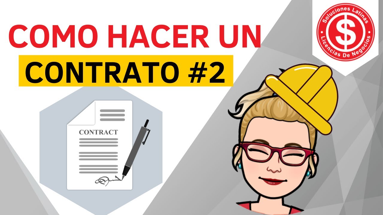 Cómo Hacer un Contrato Para Contratista de Construcción Parte 2 - YouTube