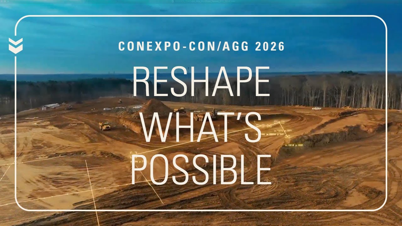 Reshape The Future With Caterpillar At CONEXPO – CON/AGG 2026 - YouTube