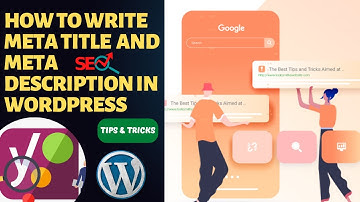 How To Write Meta Title and Meta Description in WordPress| SEO| Yoast Plugin 2023|WordPress Tutorial