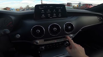 How to Assign Function for Favourite Button in Kia Stinger ( 2017 – now )