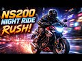 Ns200 rush drive on road || Ns200 review || pulsar ns200/AS200/RS200 engine performance