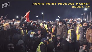 AOC stands with Teamsters Local 202 at Hunts Point Produce Market | Alexandria Ocasio-Cortez