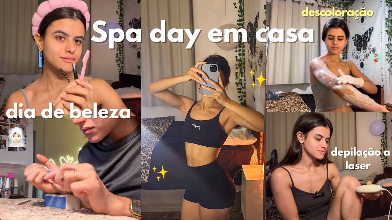 SPA DAY em casa | comprinhas de beleza, cabelo, depilação a laser 🤩🧖🏻‍♀️💖
