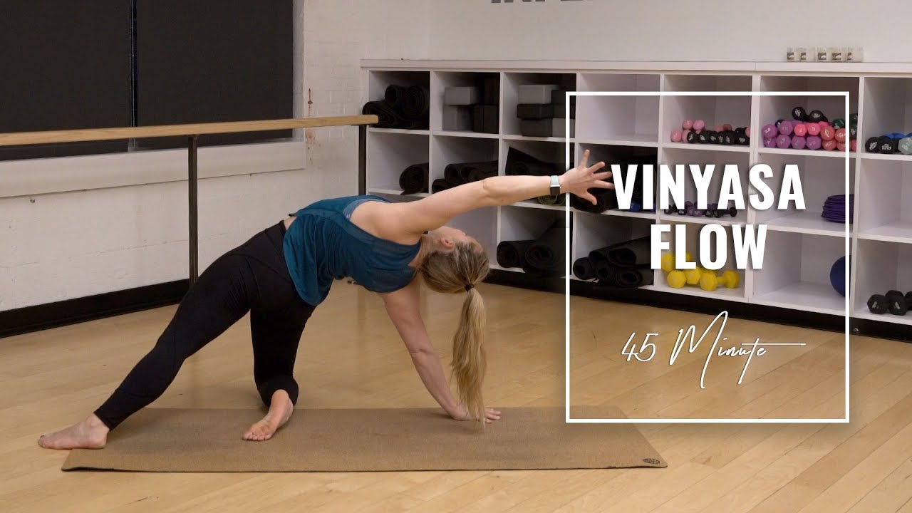 45 Minute Vinyasa Fun Flow | Yoga with Marissa - YouTube