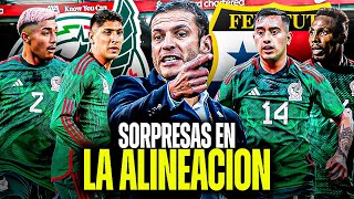 ASÍ SERÁ la ALINEACIÓN de MÉXICO vs PANAMÁ