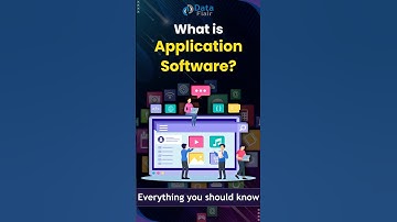 What is Application Software? #shorts