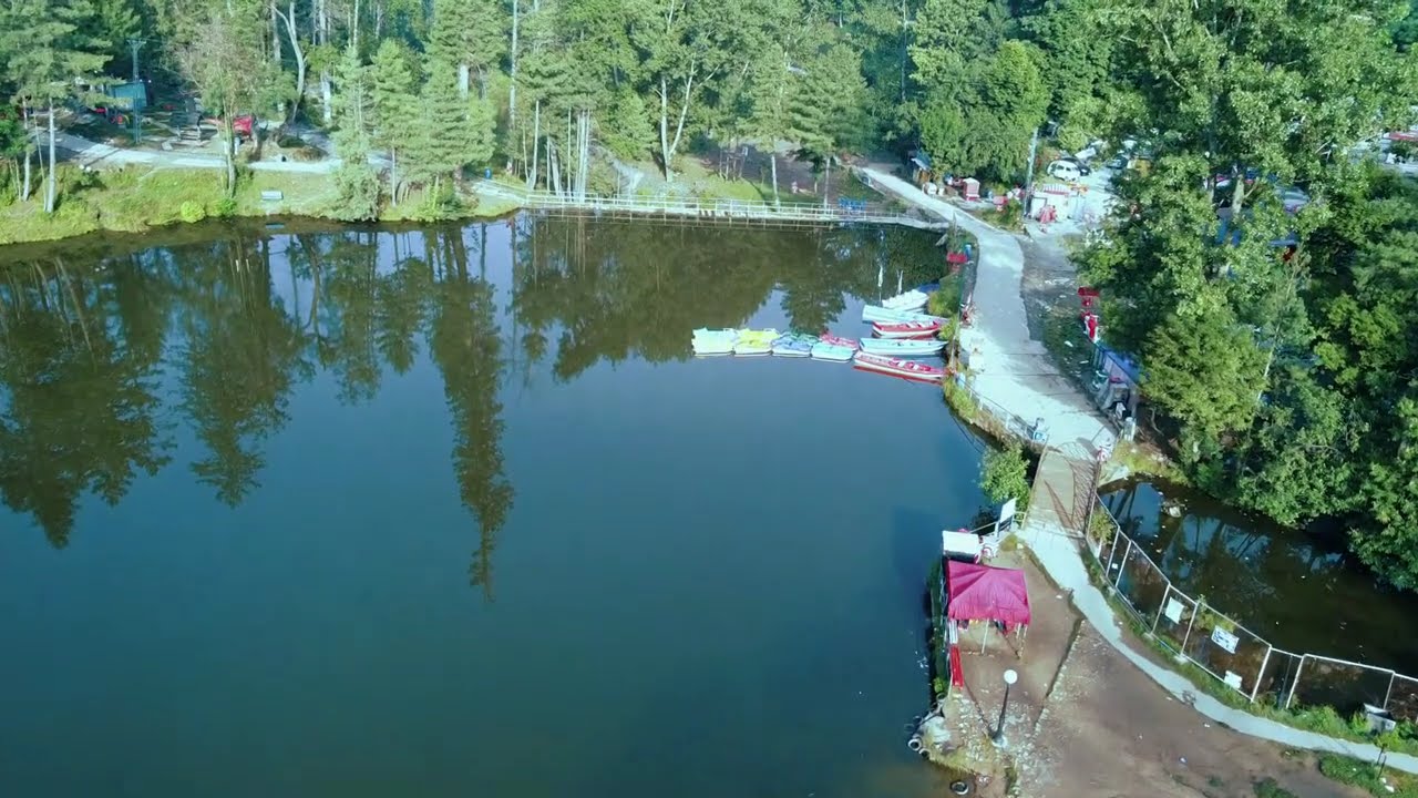 Banjosa Lake Drone Shot Morning View | Stunning Drone View Banjosa Lake