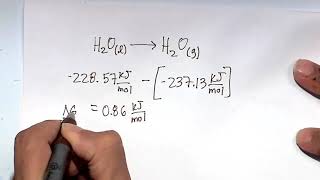 Quick Video Calculating The Standard State Free Energy Change Of A Reaction