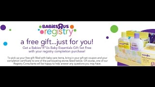 BABY FREEBIES - Babies 'R' Us Registry Gift Bag screenshot 5